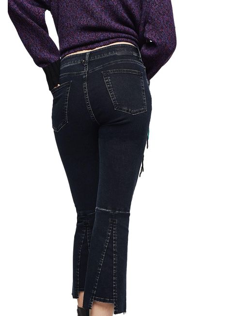 DIESEL Blue D-Earlie 069GL 7/8 Jeans Bootcut
