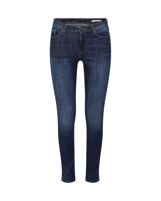 Edc By Esprit Skinny-fit-Jeans Skinny Stretch-Jeans in Blau | Lyst DE