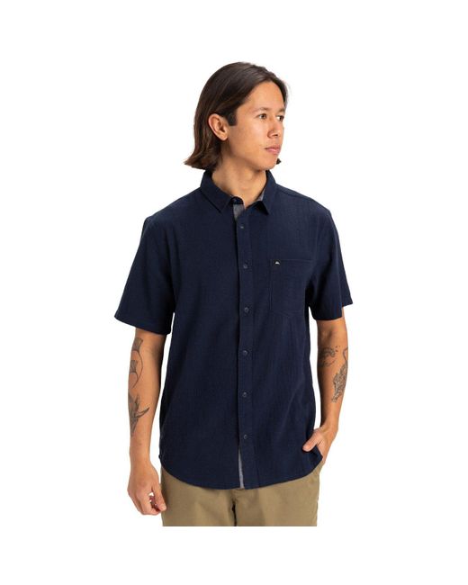 Quiksilver T-Shirt TIME BOX in Blue für Herren