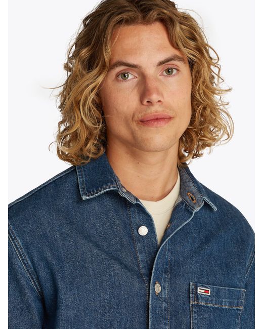 Tommy Hilfiger Jeanshemd REGULAR LS SHIRT BI5031 in Blue für Herren