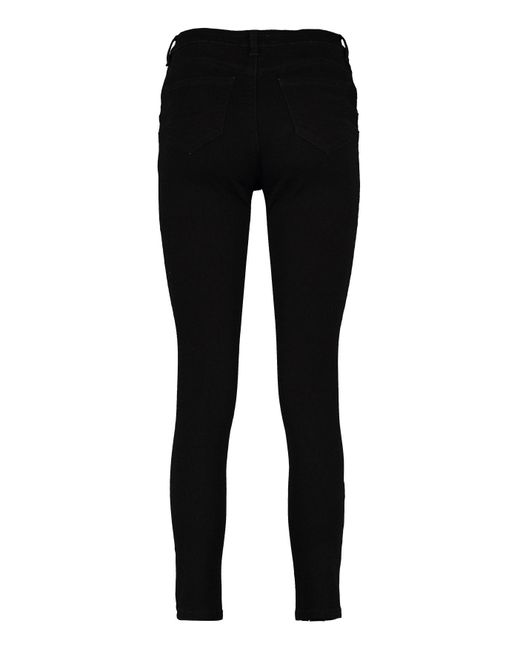 Hailys Black Fit- Jeans Trendige Mid Waist Skinny 7375 in Schwarz