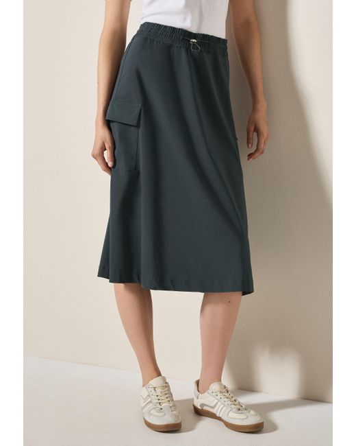 Cecil Blue Midirock mit praktischen Taschen