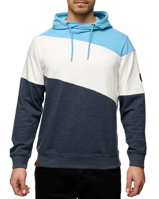 INDICODE Kapuzensweatshirt INAlami in Blue für Herren