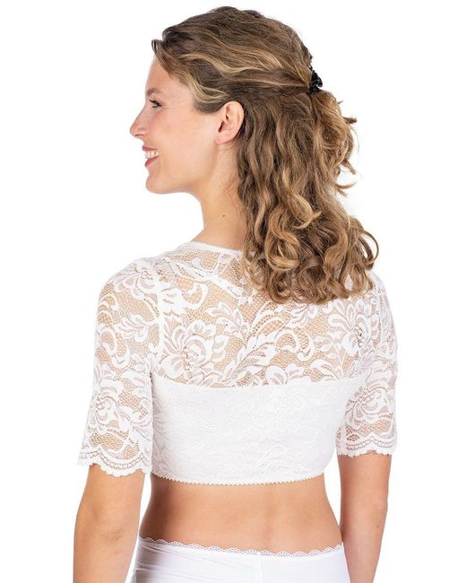 Marjo White Dirndlbluse