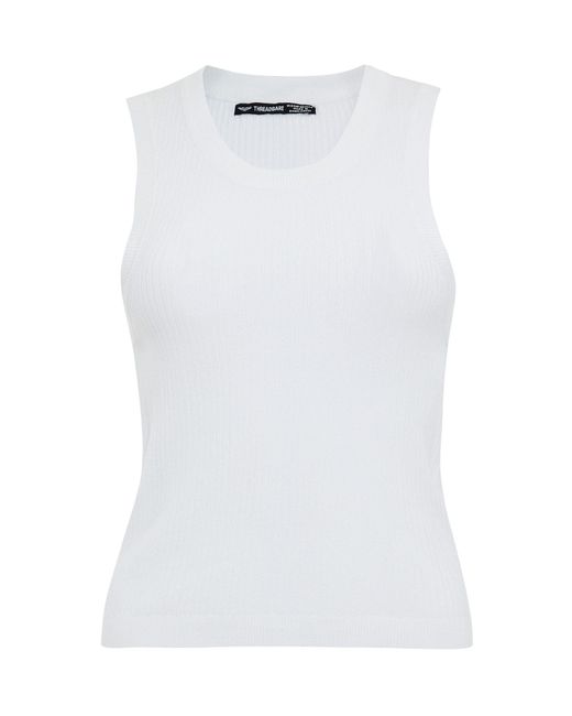Threadbare White Tanktop THBEva im klassischen Design