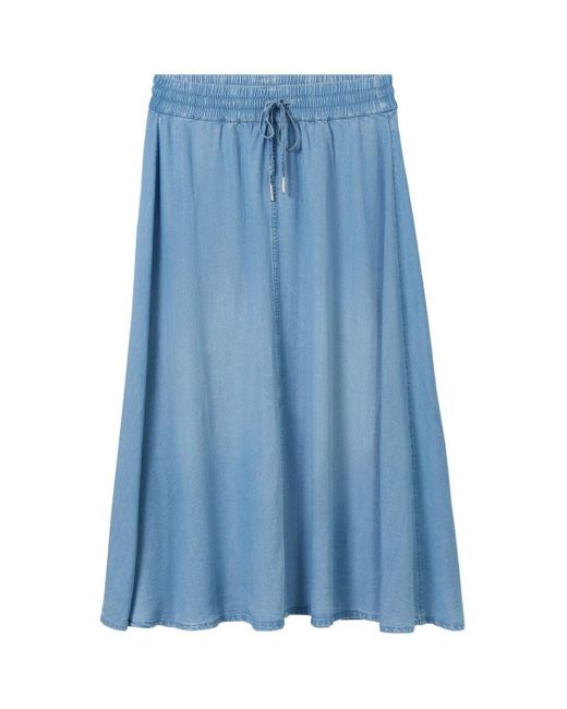 Tom Tailor Sommerrock skirt look, Clean Mid Stone Blue Denim