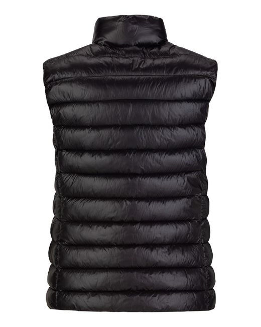 19V69 Italia by Versace Black BRUNA Klassische Steppweste ür mit isolierender Fütterung