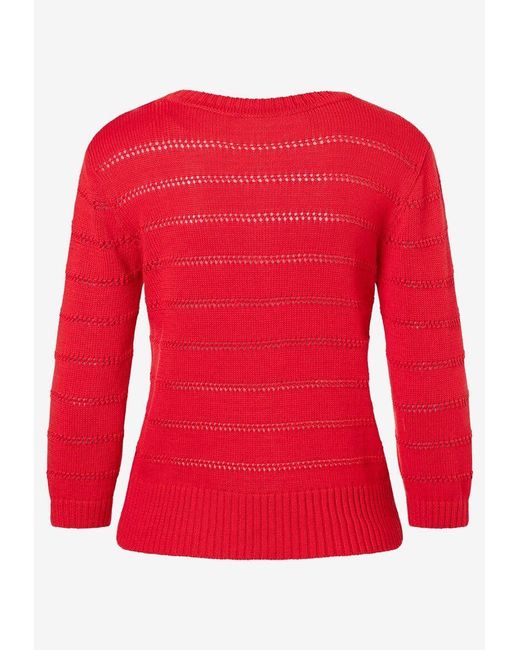 MORE&MORE Red &MORE 2-in-1-Pullover