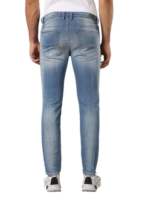 DIESEL Sweatjeans Thommer-T 084RJ Jogg Jeans Hose Regular Slim Skinny in Blue für Herren