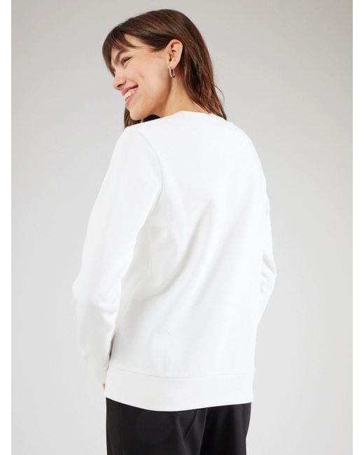 Gant White Sweatshirt (1-tlg) Plain/ohne Details