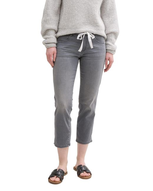 Tom Tailor Gray 5-Pocket-Jeans Alexa cropped