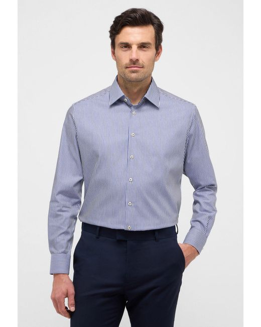Eterna Langarmhemd Hemd 2130 X151 in Blue für Herren