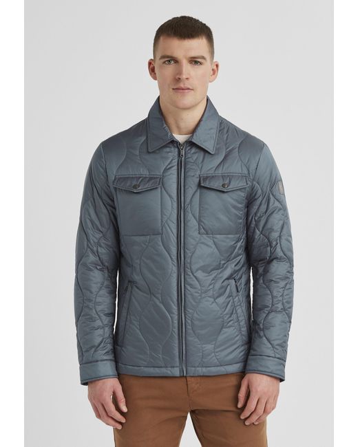 Milestone Steppjacke MSHamilton mit Logo Badge in Blue für Herren
