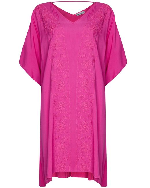 Pastunette Pink Strandkleid Strand Kaftan (1-tlg) Modisch