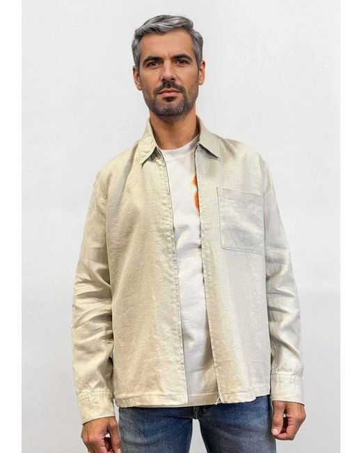 Marc O' Polo Hemdjacke in Natural für Herren