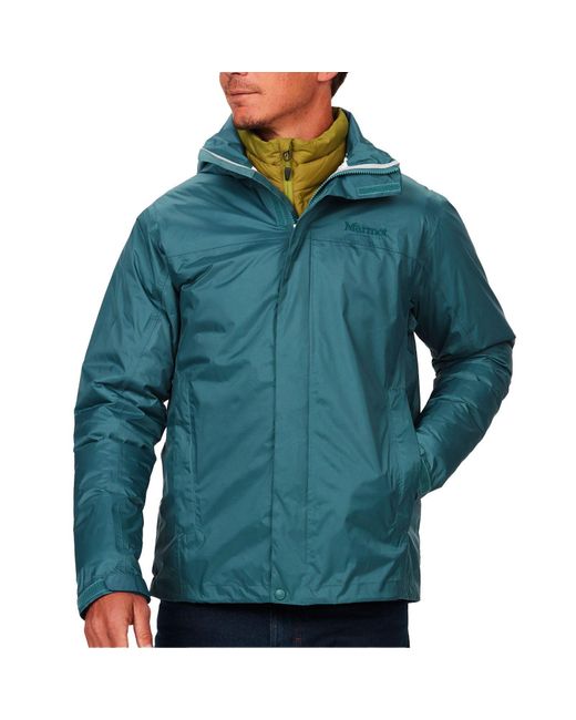 Marmot Outdoorjacke PreCip® Eco Jacket mit Unterarmreißverschlüssen in Green für Herren