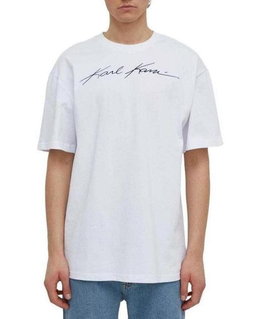 Karlkani T-Shirt in White für Herren