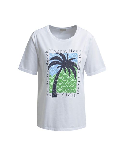 Milano Italy White T-SHIRT W ROUNDNECK