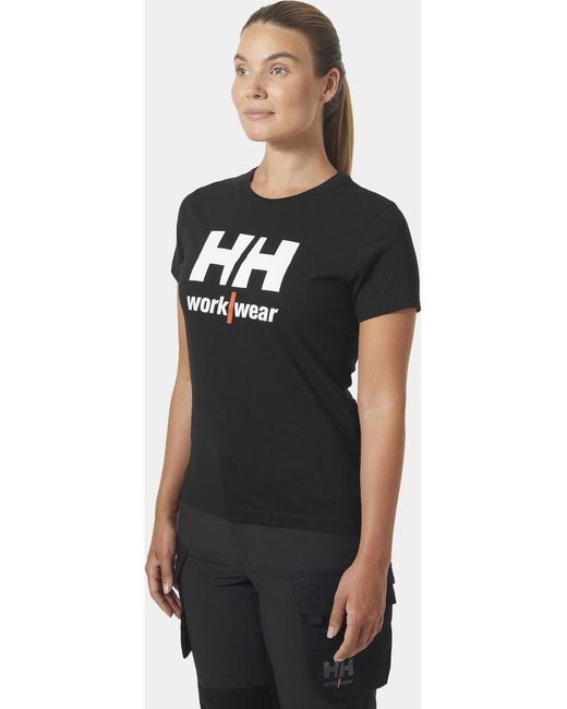 Helly Hansen T-Shirt Classic Logo in Black für Herren