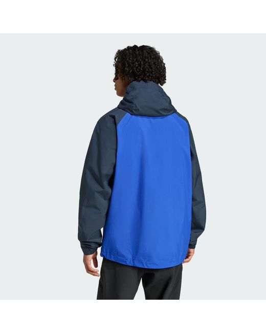 Adidas Originals Adidas Funktionsjacke TERREX MULTI 2L RAIN.RDY REGENJACKE in Blue für Herren