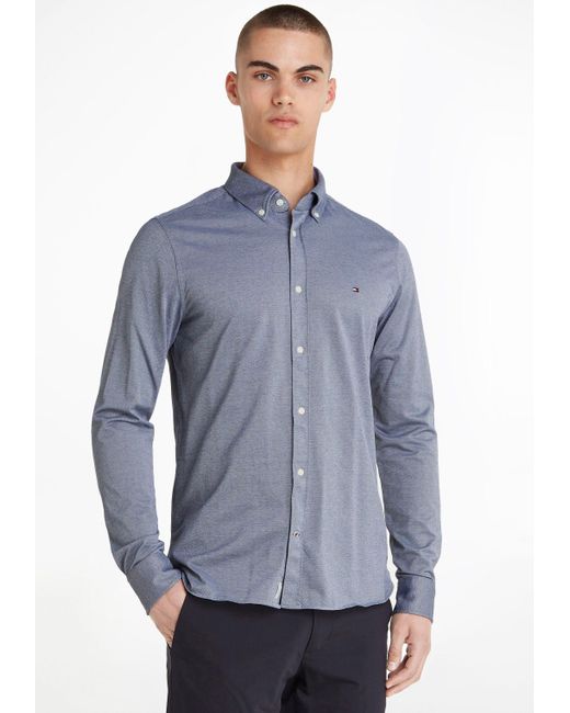 Tommy Hilfiger Nu 20% Korting: Overhemd in het Blauw voor heren | Lyst NL