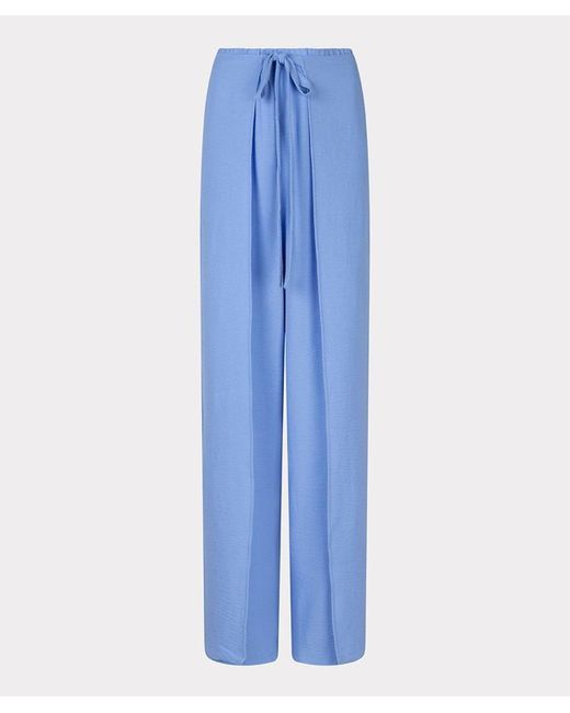 EsQualo Jeggings Sommerhose mit Überschlag Light Blue