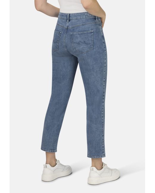 STOOKER WOMEN Blue 5-Pocket-Jeans Straight Fit Zermatt Denim