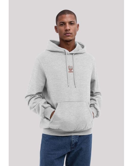 F4NT4STIC Kapuzenpullover Mood Stickerei Premium Qualität in Gray für Herren