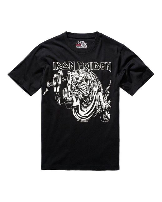 BRANDIT T-Shirt Iron Maiden Eddy Glow in Black für Herren