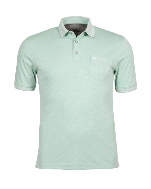 Hajo Soft-Knit-Poloshirt in Pink für Herren