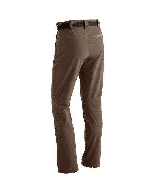Maier Sports Funktionshose Hose roll up Nil in Brown für Herren