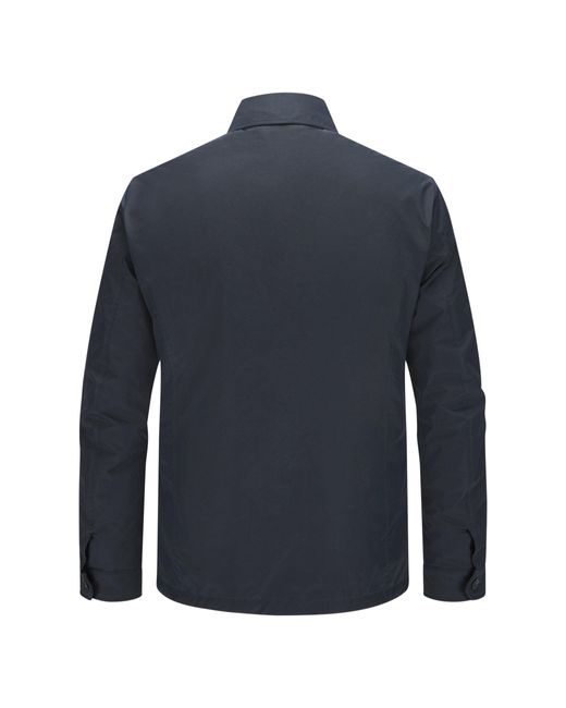 Milestone Hemdjacke MSBakersfield mit Logo Badge in Blue für Herren