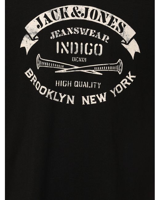Jack & Jones T-Shirt JJEJeans in Black für Herren