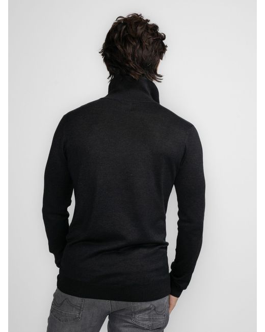 Petrol Industries Strickpullover Feinstrickpullover Dillingham in Black für Herren
