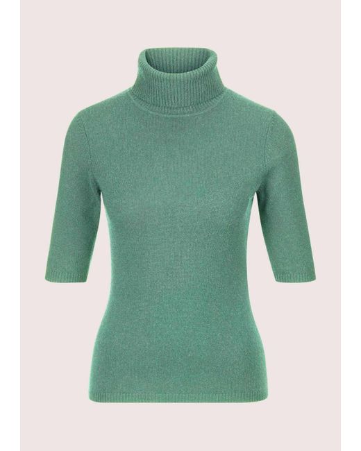 Madeleine Green Strickpullover Kaschmirpullover mit Rollkragen