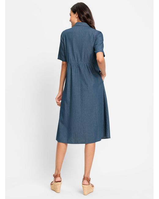 WITT Blue Etuikleid Jeanskleid