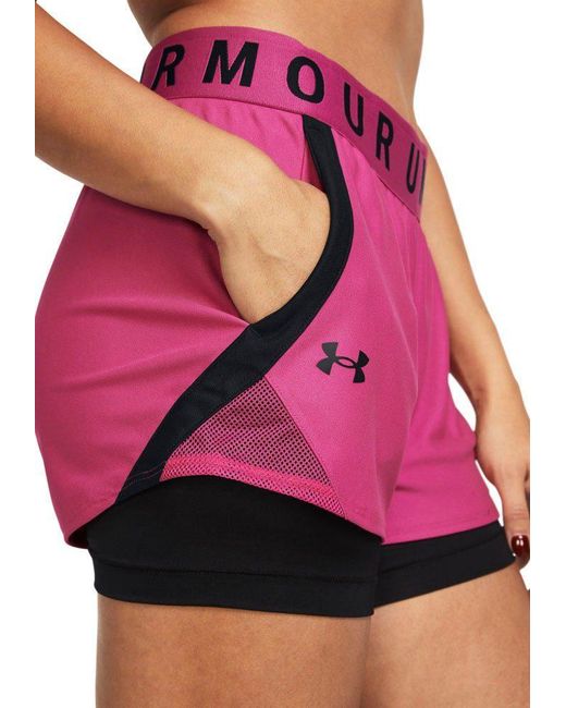Under Armour Pink ® --- PLAY UP 2-IN-1 SHORTS