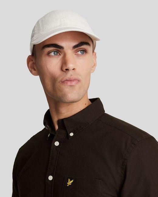 Lyle & Scott Langarmhemd , 100% Baumwolle, Mit Button Down Kragen in Black für Herren