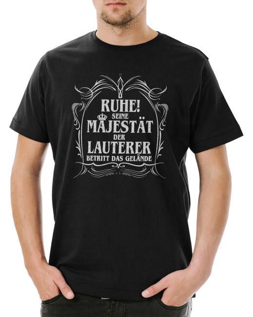 Urban Backwoods Print- Seine Majestä Der Lauterer T-Shirt FCK Fritz Walter in Black für Herren