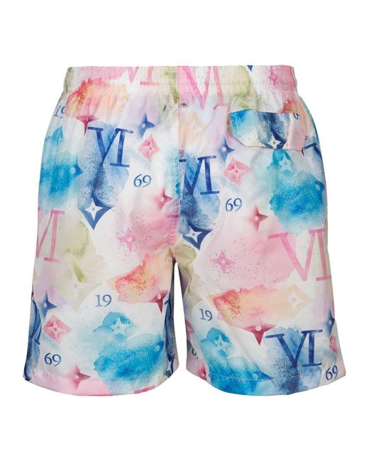 19V69 Italia by Versace Blue Shorts SIRO COLORFULL
