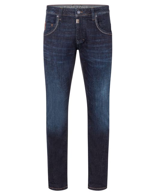 Timezone Regular-- Slim-Fit Jeans mit Stretch und fünf Taschen 8547 in Blau in Blue für Herren