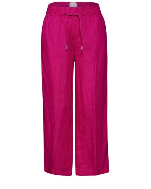 Street One Pink Culotte im Loose Fit