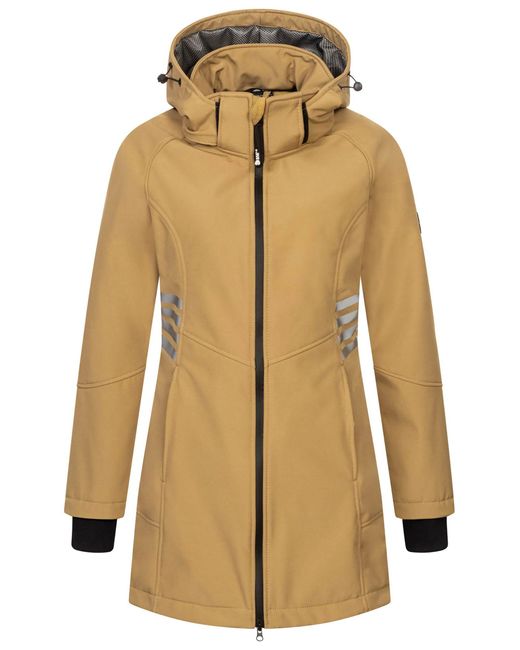 Arctic Seven Natural Softshelljacke ASGiuliana mit abnehmbarer Kapuze