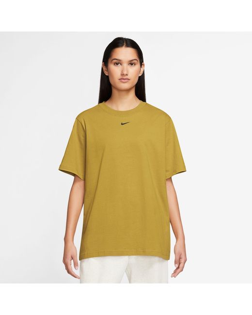 Nike Yellow WOMEN'S T-SHIRT