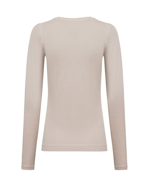 Marie Lund White Langarmshirt