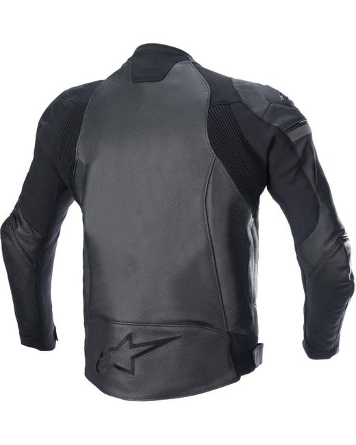 Alpinestars Motorradjacke GP Force Motorrad Lederjacke protektoren kühlend in Black für Herren