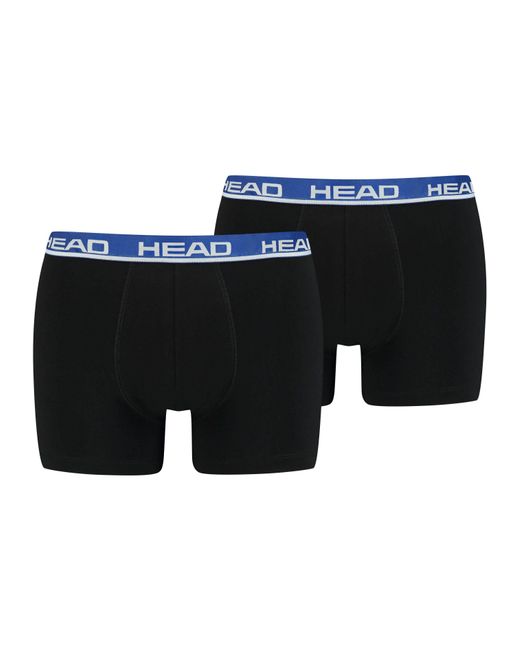 Head Black BASIC BOXER 2P (2er Pack) mit elastischem Logobund