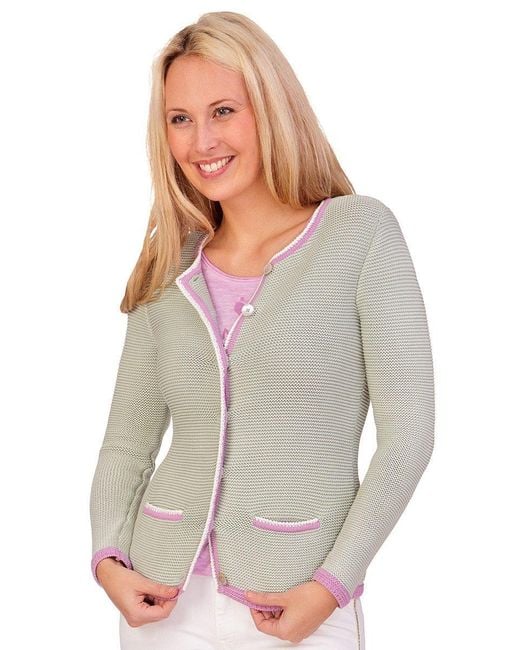 LIEBLINGSSTÜCK Gray Trachtenstrickjacke Trachten Strickjacke