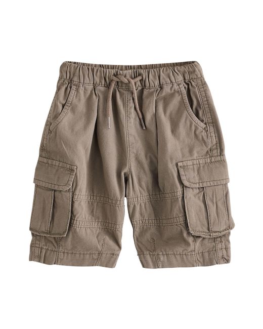 Next Cargohose Weite gewaschene Latzhose aus 100 % Baumwolle (1-tlg) in Brown für Herren