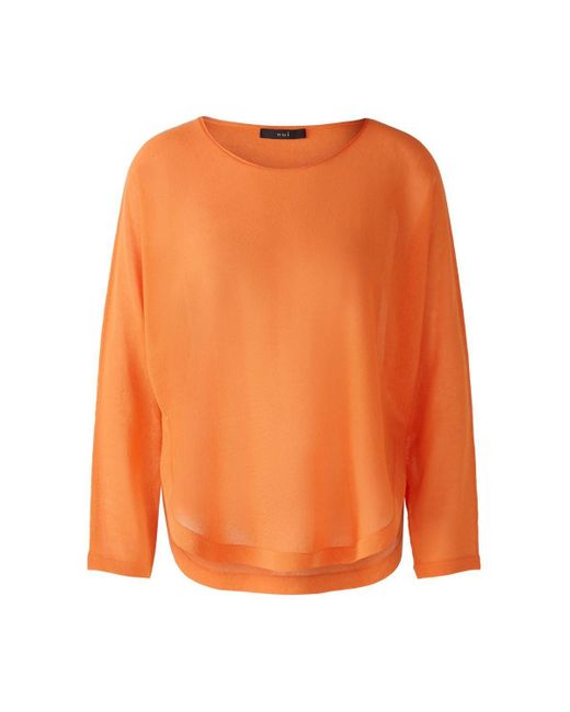 Ouí Orange Sweatshirt Pullover